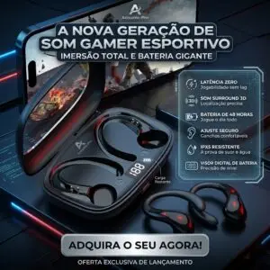 Fone Bluetooth Ows-15 Sem Fio 5.3 Touch Esportivo