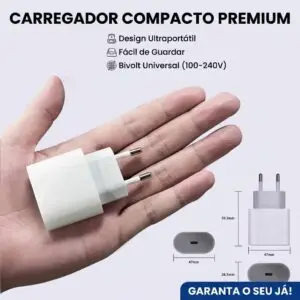 Carregador Turbo 20w Para Iphone 8 X Xr 11 12 13 14 Pro Max