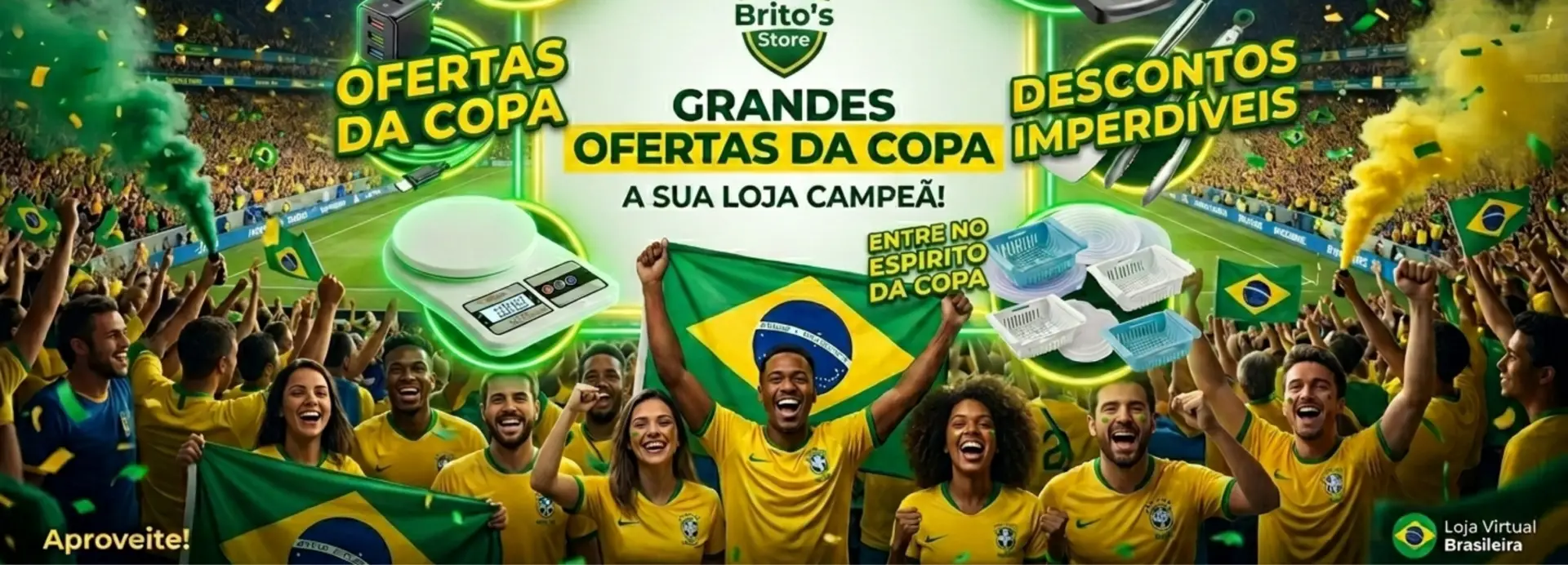 Copa do Mundo na Brito`s Store
