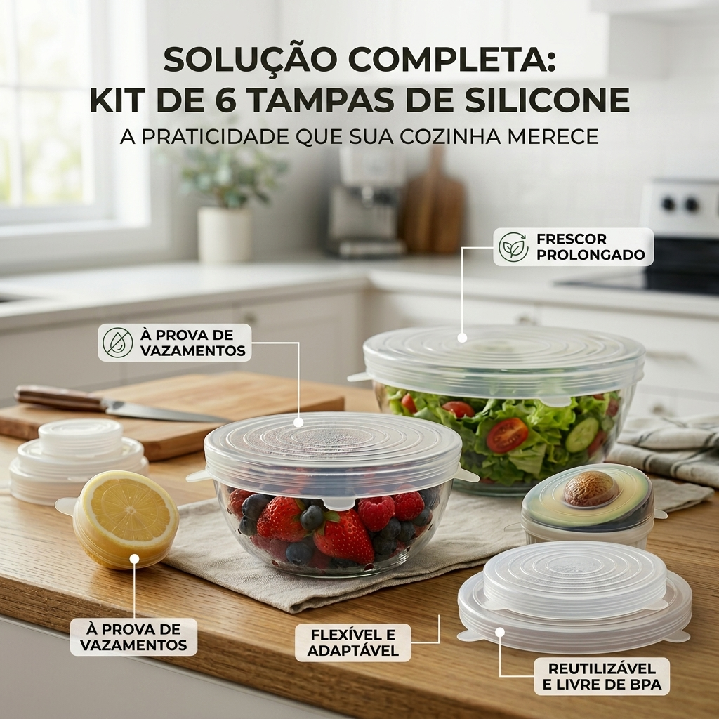 Tampa de Silicone